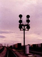 The old signals at Seaboard Yard